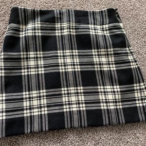 J.Crew Black and Cream mini skirt size 2